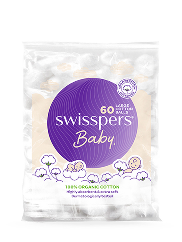 Baby Large Cotton Balls 60 Pack